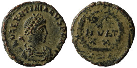 Valentinian II. (375-392 AD). Follis. Antioch. artificial sandpatina. 14mm, 1,33g