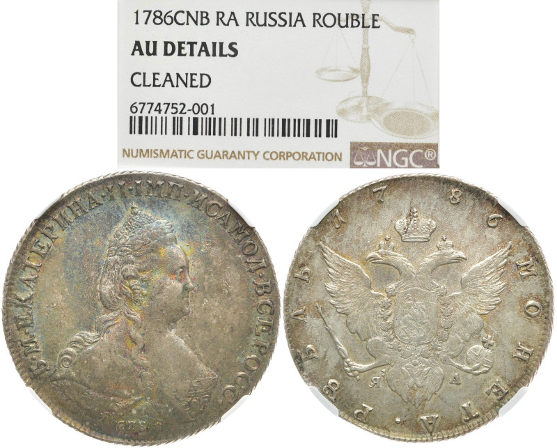 RUSSLAND GROSSFUERSTENTUM / KAISERREICH
Katharina II., 1762 - 1796. Rubel 1786,...