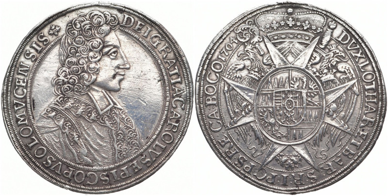 GEISTLICHKEIT OLMÜTZ, BISTUM
Karl III. von Lothringen, 1695-1711. Reichstaler 1...