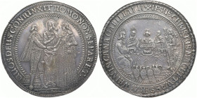 HAMBURG, Stadt
 Doppelter Schautaler o.J. (um 1635), von Matthias Freude. Auf die Hochzeit zu Kanaa. (von Matthias Freude) Christus segnet ein reichg...