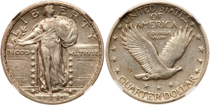 1920-D Liberty Standing Quarter Dollar. NGC EF45

1920-D. NGC graded EF-45. Li...