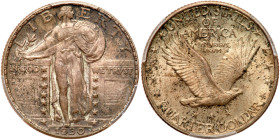 1930 Liberty Standing Quarter Dollar. PCGS MS64