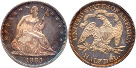 1883 Liberty Seated Half Dollar. PCGS PF65
