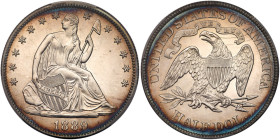 1889 Liberty Seated Half Dollar. PCGS PF65