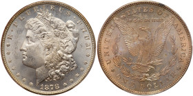 1878 Morgan Dollar. Strongly doubled tail feathers. PCGS MS64