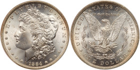 1884 Morgan Dollar. PCGS MS66