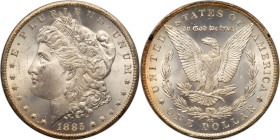 1885-CC Morgan Dollar. NGC MS64