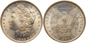 1885-O Morgan Dollar. PCGS MS67