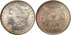 1887 Morgan Dollar. PCGS MS66