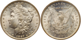 1887-O Morgan Dollar. PCGS MS65