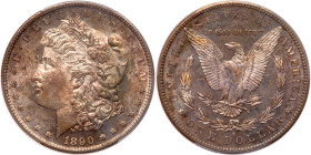 1890-S Morgan Dollar. PCGS MS65