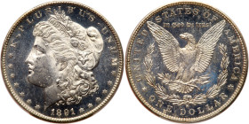 1891-S Morgan Dollar. PCGS MS64