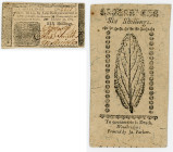 New Jersey. Dec. 31, 1763. Six Shillings. Choice Crisp Unc