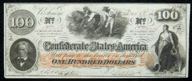 1862 T41. 1862. $100 Note. EF