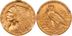 1914-D $2.50 Indian. NGC MS63