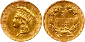 1878 $3 Gold