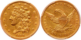 1838 $5 Classic Head