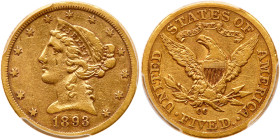 1893-CC $5 Liberty