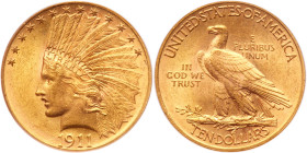 1911 $10 Indian. PCGS MS63
