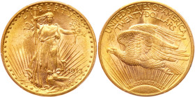 1913 $20 St. Gaudens. PCGS MS63