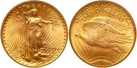1924 $20 St. Gaudens. NGC MS64