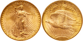 1924 $20 St. Gaudens. NGC MS64