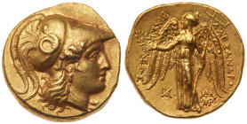 Macedonian Kingdom. Alexander III 'the Great'. Gold Stater (8.55 g) 336-323 BC. XF