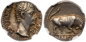 Augustus. Silver Denarius (3.79 g), 27 BC-AD 14