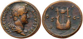 Hadrian, 117-138 AD. AE As (8.38g). VF