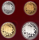 Israel. Gold 10 and 20 New Sheqalim plus Silver 2 and 1 New Sheqel, 1998. PF