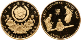 Korea (South). 25,000 Won, 1988. PF
