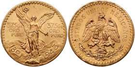 Mexico. 37.5 Grams Pesos (50 Pesos), 1943. BU
