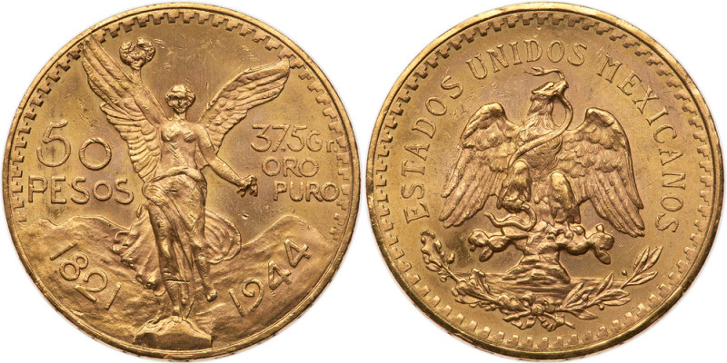 Mexico. 50 Pesos, 1944. BU

Mexico. 50 Pesos, 1944. Fr-172; KM-481. Weight 1.2...