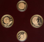 Mexico. Prestige Proof Set: 500 and 250 Pesos, 1985; 500 and 250 Pesos, 1986. PF