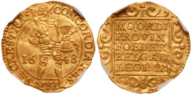 Netherlands: Utrecht. Ducat, 1648. NGC MS61