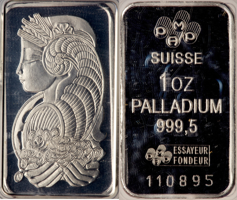 Switzerland Pamp Palladium 1 oz 999.5 Proof Ingot

Switzerland Pamp Palladium ...