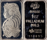 Switzerland Pamp Palladium 1 oz 999.5 Proof Ingot