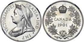 Canada. Victoria 1901-dated Canada 'Dollar.'. NGC PF68