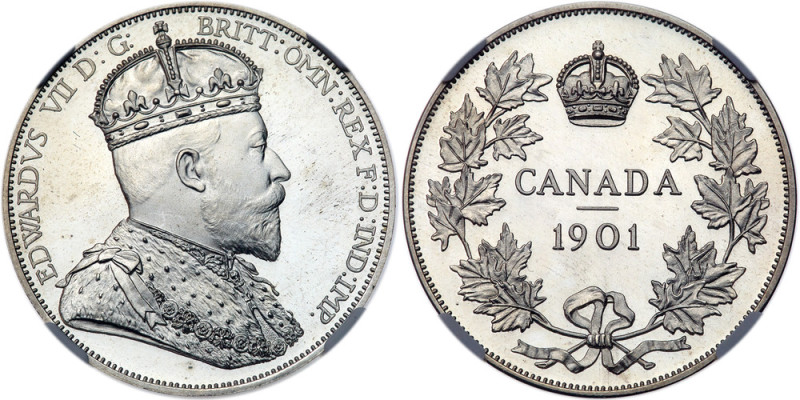 Canada. Edward VII 1901-dated Canada 'Dollar.'. NGC PF67

Canada. Edward VII 1...