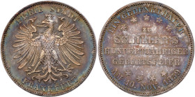 German States: Frankfurt am Main. Taler, 1859. PCGS MS62