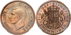 Great Britain. Proof Crown, 1937. NGC PF64