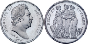 Great Britain. George III (undated) Great Britain 'Crown.'. NGC PF68
