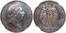 Great Britain. George III (undated) Great Britain 'Crown.'. NGC PF64