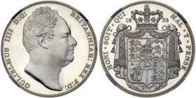Great Britain. William IV 1836-dated Great Britain 'Crown.'. NGC PF68