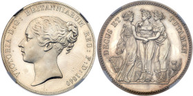 Great Britain. Victoria 1840-dated Great Britain 'Crown'.. NGC PF66