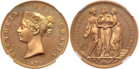 Great Britain. Victoria 1879-dated Great Britain 'Crown.'. NGC PF66