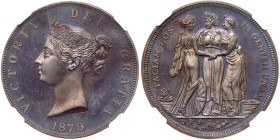 Great Britain. Victoria 1879-dated Great Britain 'Crown.'. NGC PF64