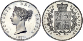 Great Britain. Victoria 1879-dated Great Britain 'Crown.'. NGC PF67