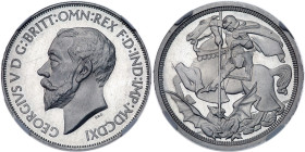 Great Britain. George V 1911-dated Great Britain 'Crown'.. NGC PF67