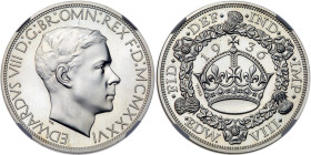Great Britain. Edward VIII 1936-dated Great Britain 'Crown.'. NGC PF68